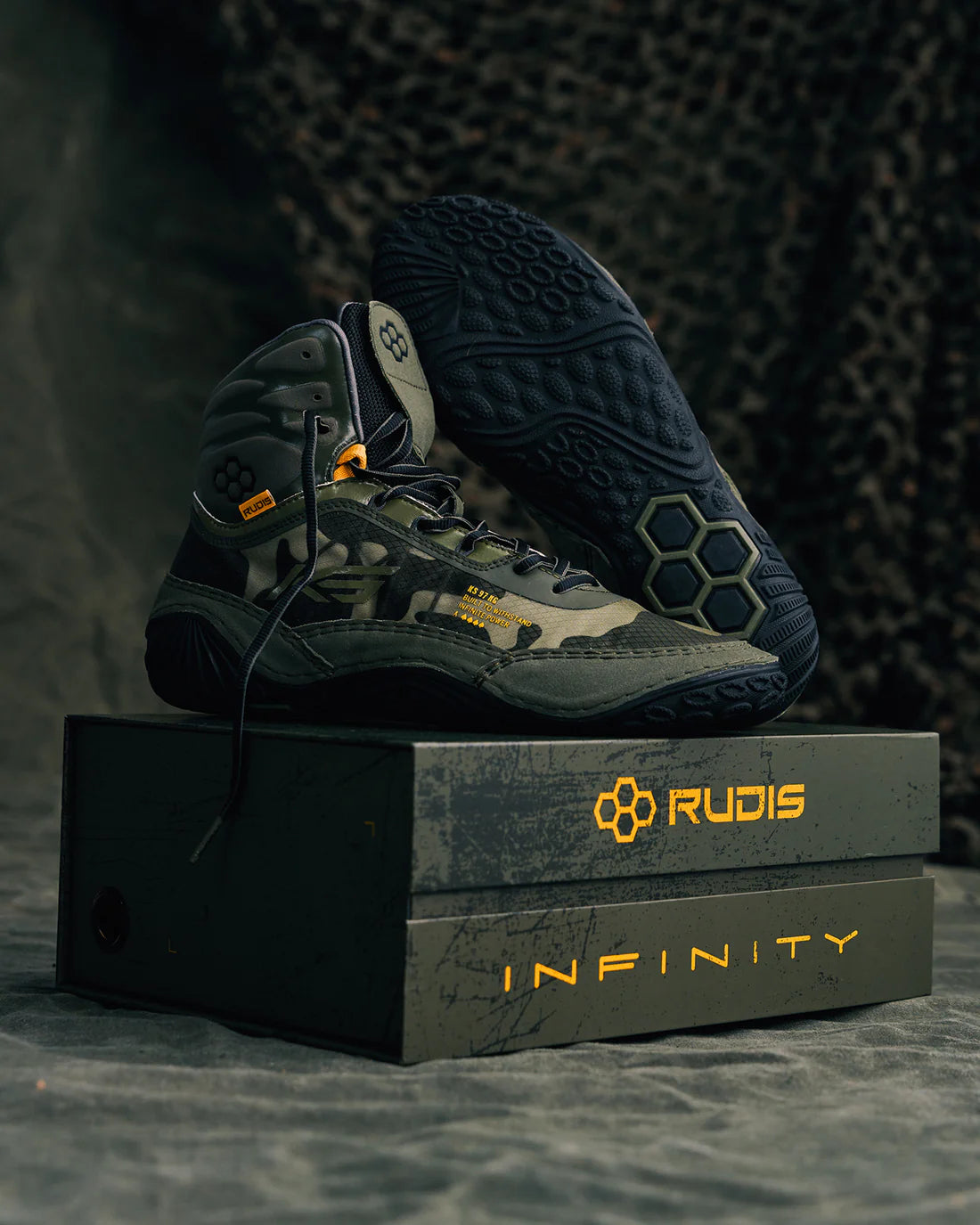 RUDIS  KS Infinity Edge Adult Wrestling Shoes Ammo