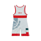 MEXICO NATIONAL TEAM WRESTLING RED SINGLET