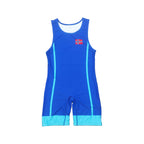 NORWAY NATIONAL TEAM WRESTLING BLUE SINGLET