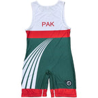 Pakistan National Team Wrestling Singlet Red