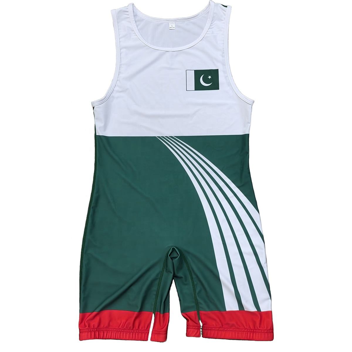 Pakistan National Team Wrestling Singlet Red