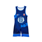 PERU NATIONAL TEAM WRESTLING BLUE SINGLET