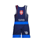 SERBIA NATIONAL TEAM WRESTLING BLUE SINGLET