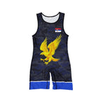 SERBIA NATIONAL TEAM WRESTLING BLUE SINGLET 2
