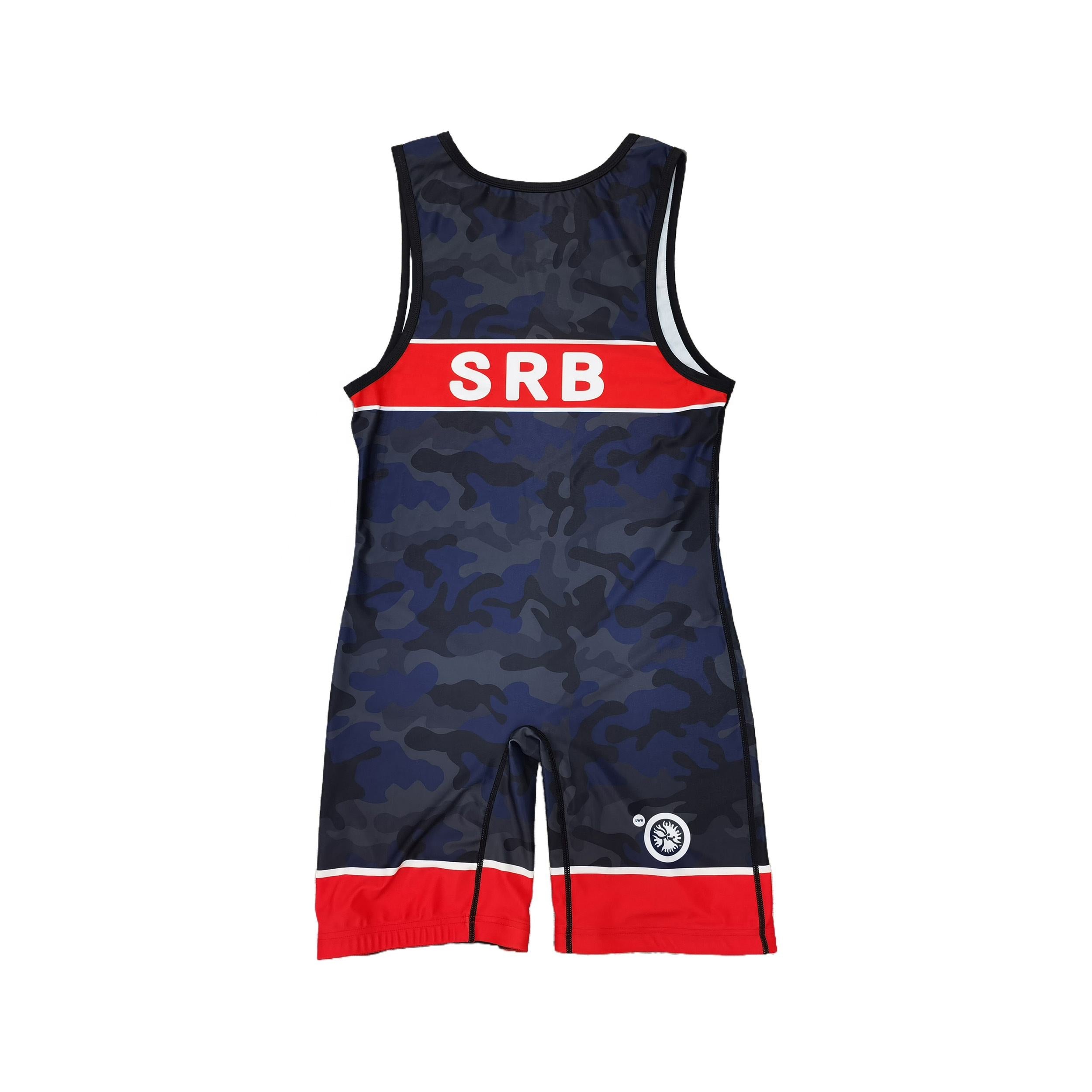 SERBIA NATIONAL TEAM WRESTLING RED SINGLET
