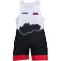 SLOVAKIA NATIONAL TEAM WRESTLING RED SINGLET