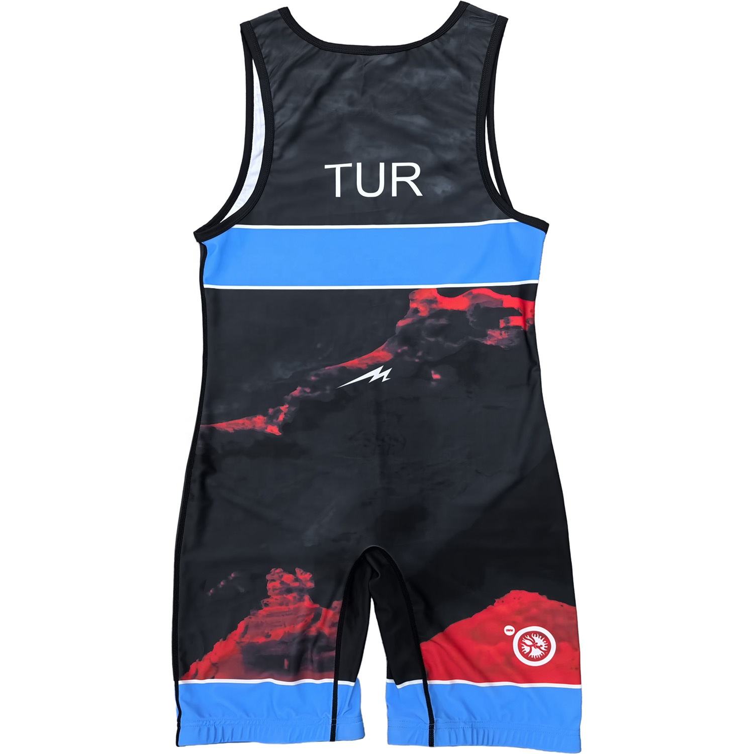 TURKEY NATIONAL TEAM WRESTLING BLUE MEROOJ SINGLET