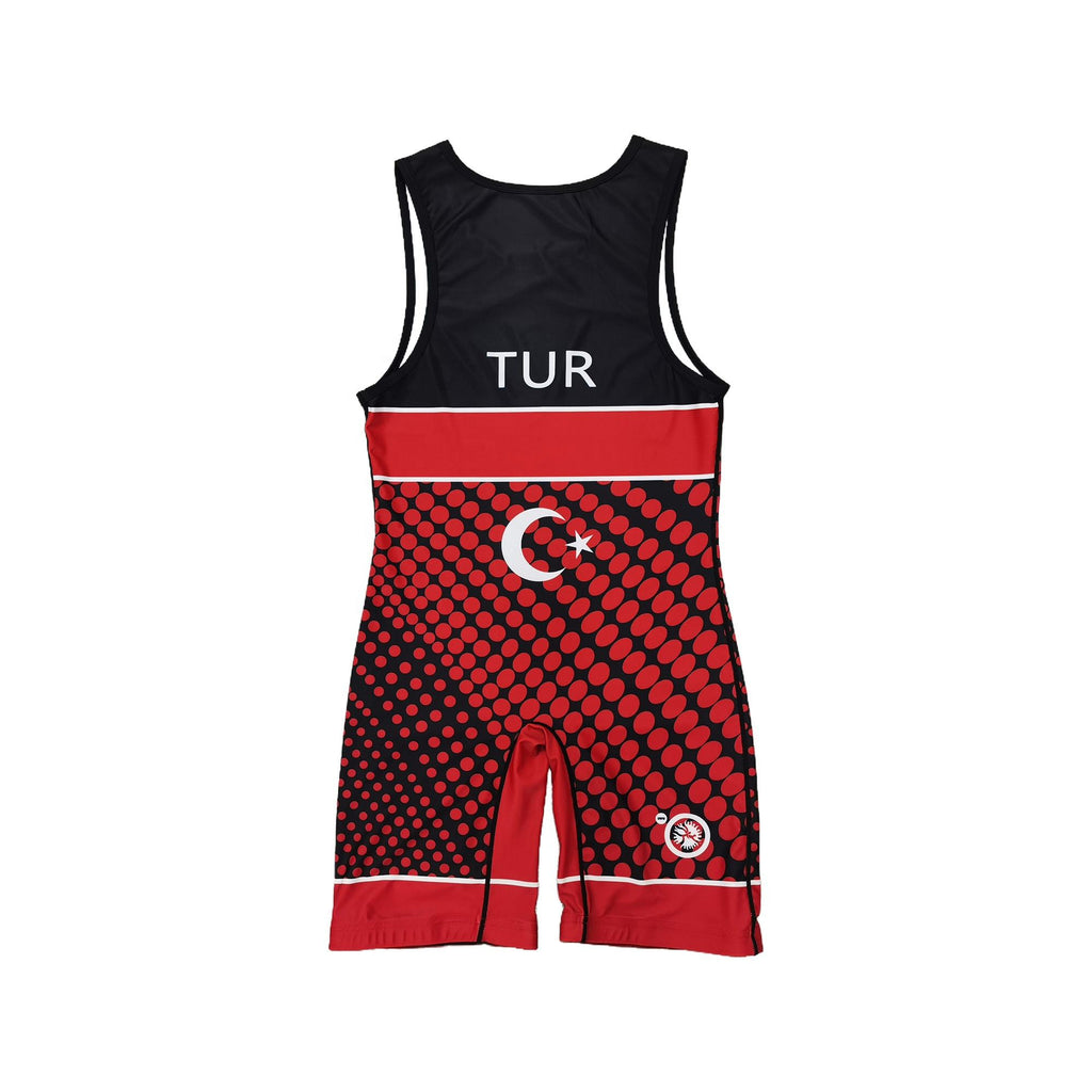 TURKEY NATIONAL TEAM WRESTLING RED  SINGLET 2