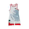 MEXICO NATIONAL TEAM WRESTLING RED SINGLET